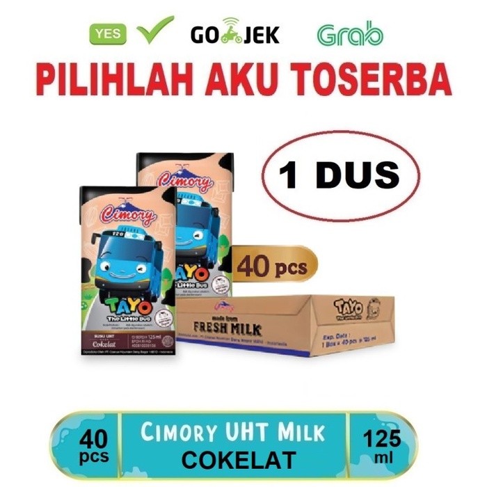 

Susu CIMORY Coklat ( Cokelat ) MINI 125 ml - (HARGA 1 DUS ISI 40 pcs)