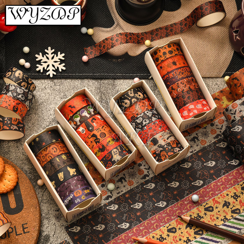 

Diamond painting Christmas Washi Tape 6 Pieces Combination Notebook Film Sticker Creative Decoration Material Notebook