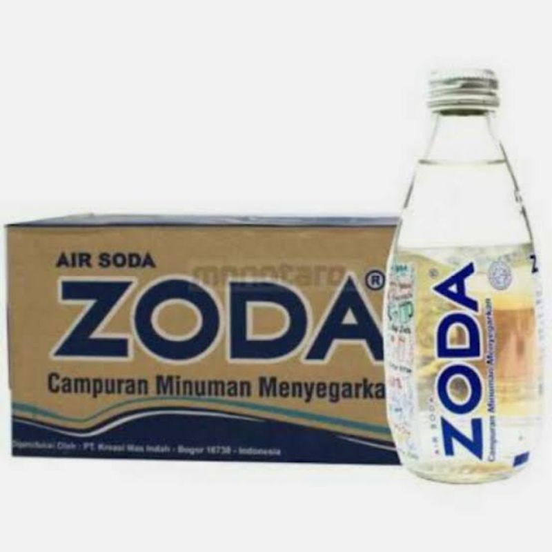 

[TERMURAH] ZODA Air Soda Botol 250ml isi 24 pcs