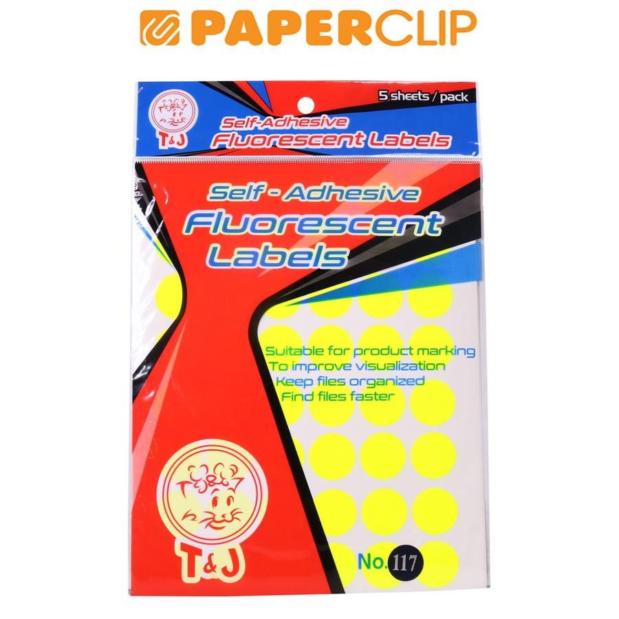 

LABEL TOM & JERRY NO.117 YELLOW