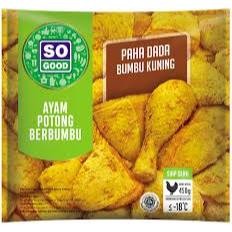 

Ayam Potong Berbumbu So Good Paha Dada Bumbu Kuning Ayam Potong Sudah di Marinasi Kemasan 450 Gr