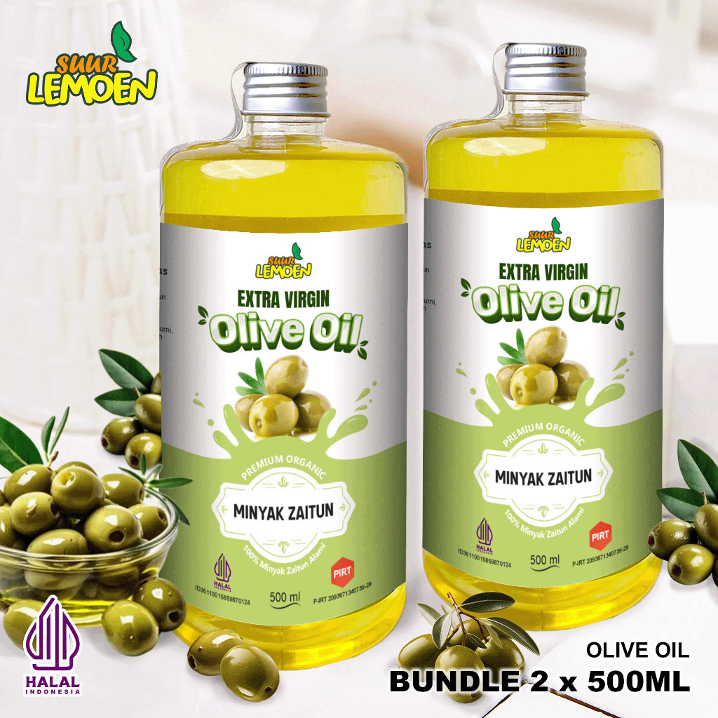 

Suur Lemoen Extra Virgin Olive Oil 1 Liter / Minyak Zaitun Untuk Memasak