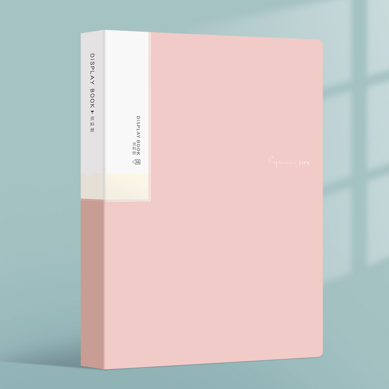 

A4 Document Storage Folder 20 Pages Display Book Sketch Album Stationery Office School Students Data Folder Containing Insert