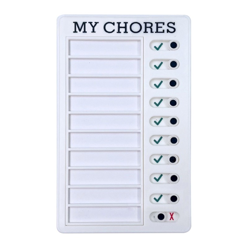 

Task Planning Board Portable Plastic Memo Checklist Board Detachable Reusable Memo Checklist for Child Students