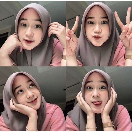 [ COD ] New 60+ Warna Daily Hijab Bella Square | Hijab Segi Empat Double Hycount | Hijab Segi Empat 