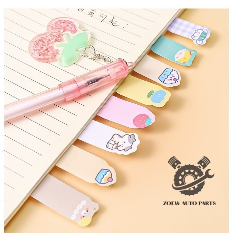 

zoew shop | Sticky Notes Karakter 1 set isi 8 Motif Lucu Warna warni
