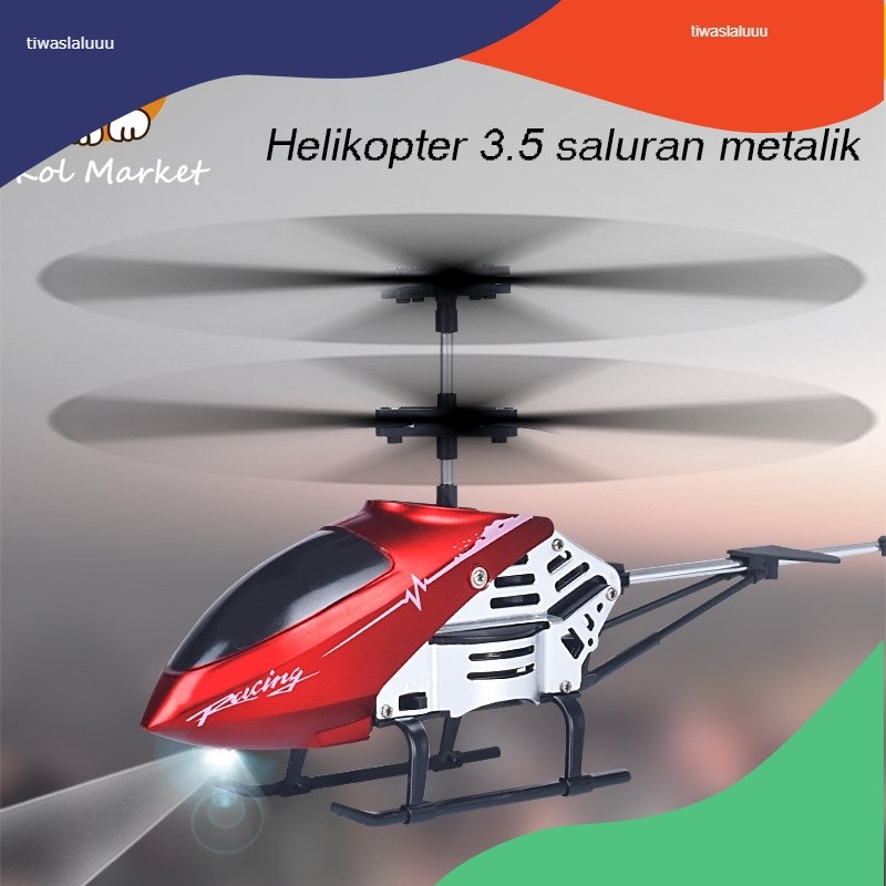 Helikopter RC 3.5CH Paduan Helikopter Mainan RC Helikopter Anak Laki-laki Mainan Helikopter Hadiah U