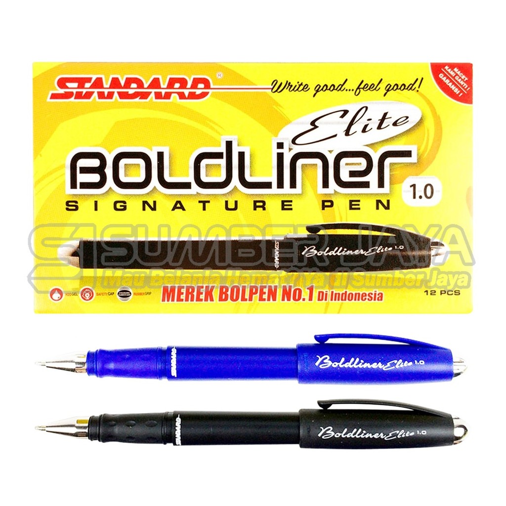 

Pulpen Bolpoint Pen Standard Boldliner Elite 1.0 Pulpen Tandatangan