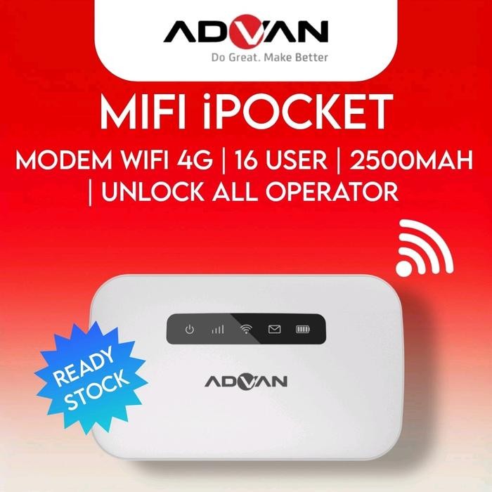 Mifi Advan iPocket 4G Unlock All Operator Modem Mifi 4G
