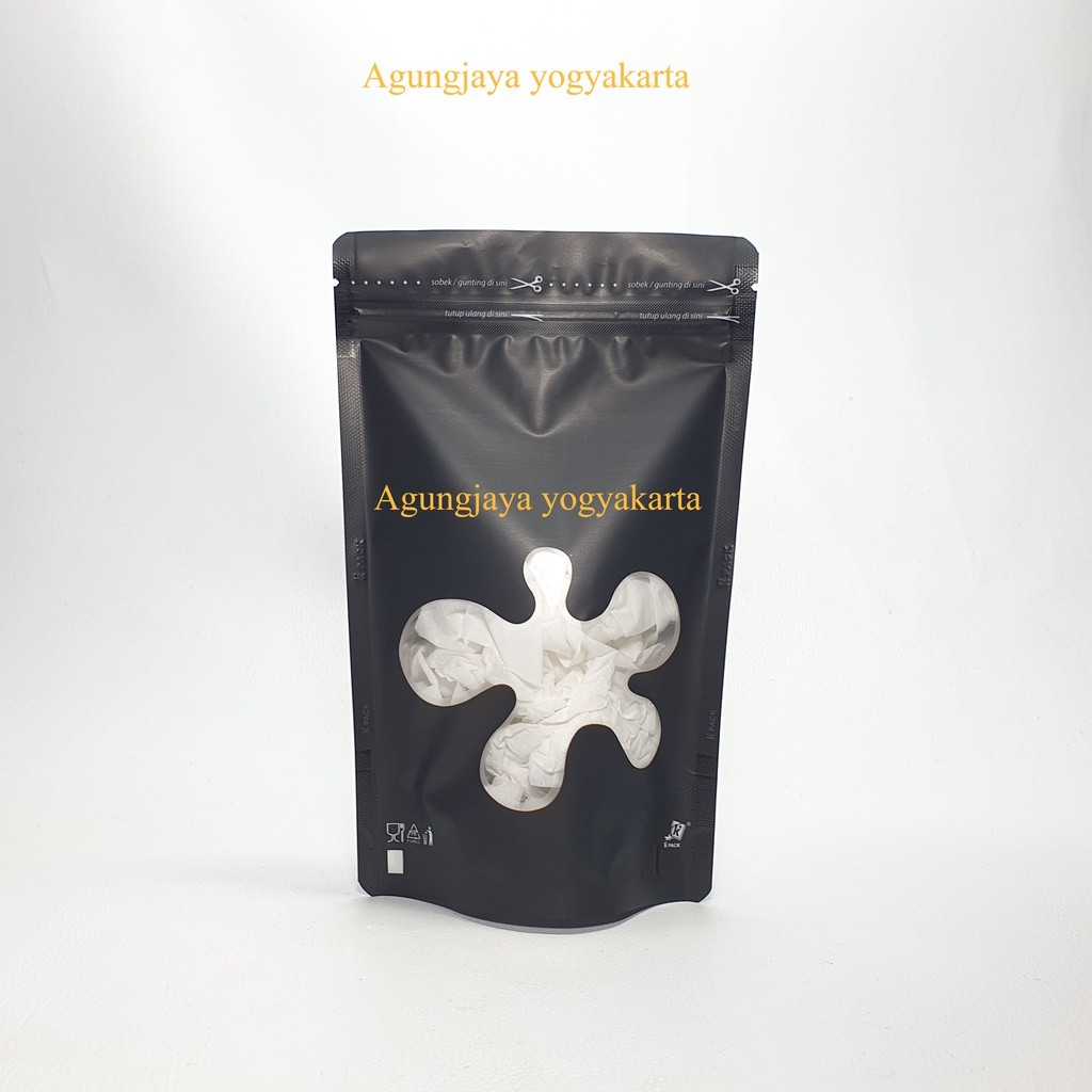 Pouch Window Transmetz Hitam Z Series / Plastik Pouch / Plastik Kemasan / Kemasan Snack / Kemasan Ko