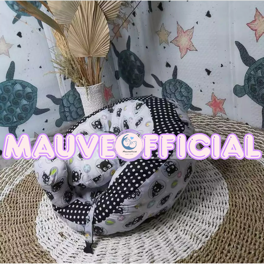 Sofa Bayi Belajar Duduk / Kursi Duduk Bayi / Tempat Duduk Bayi Free Sabuk dan Bantal Penyangga Empuk