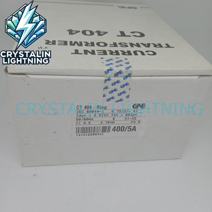 CT 404 CURRENT TRANSFORMERS 400/5A GAE
