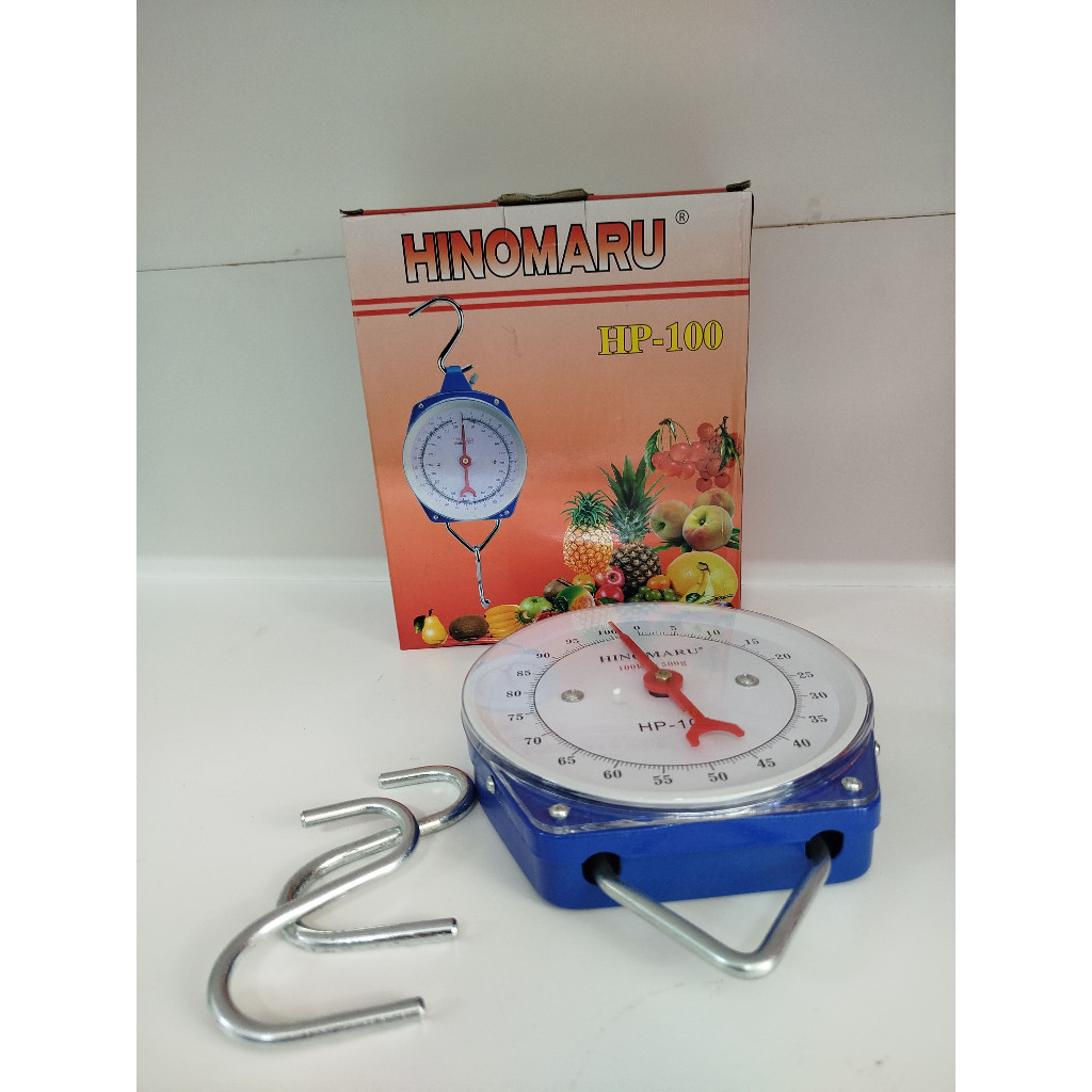 Timbangan Gantung Manual Jarum Analog Scale Hinomaru 100 Kg Manual Analog Hanging Scale 100kg 100 Ki