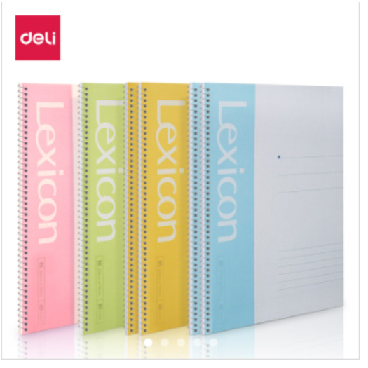 

Deli Buku Catatan Spiral / Spiral Notebook A5 & B5 76XX