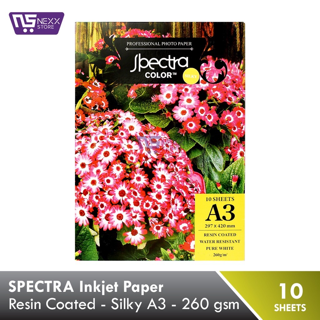 

SPECTRA RC Inkjet Paper Silky A3 260 gsm