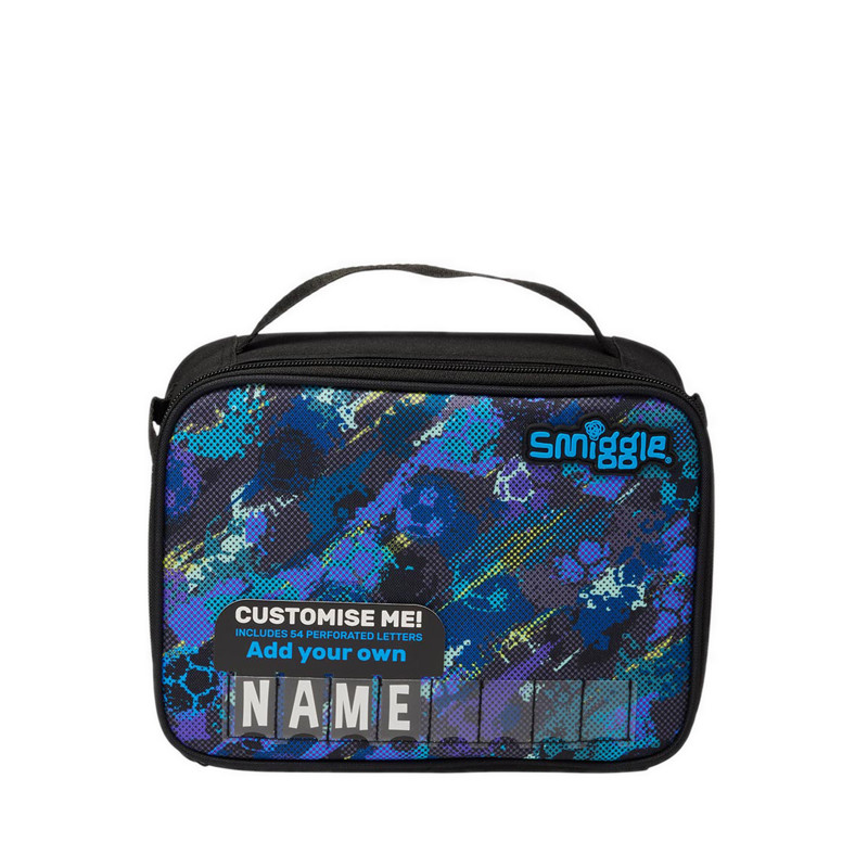 Smiggle Trailblazer Oblong Attach ID Lunchbox - IGL457021BLK