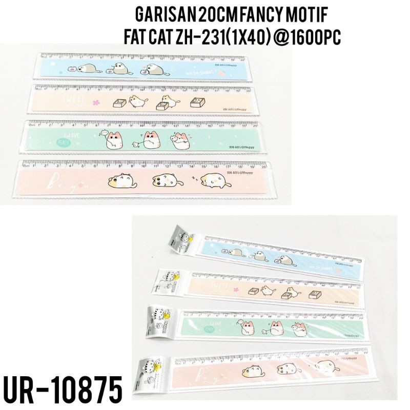 

PENGGARIS FANCY 20CM /PENGGARIS PLASTIK/RULER/GARISAN