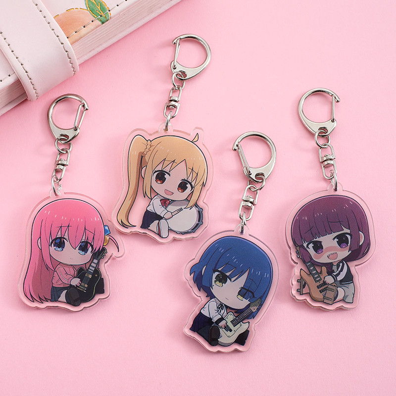 

Lonely Rock Acrylic Keychain Cartoon Character Ornament Key Bag Pendant Clothing Accessories