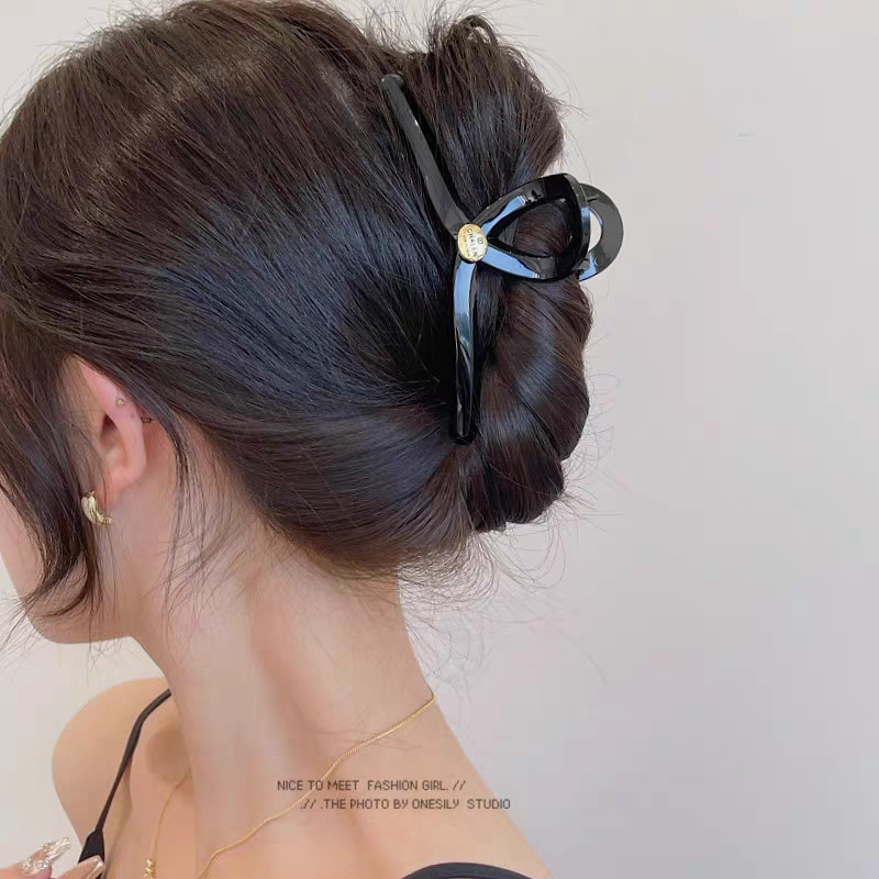 NINGNING HE019 Jepit Cakar Tortoise Shell Doff Gaya Mewah 2025 | Jepit Rambut Ukuran Besar untuk San