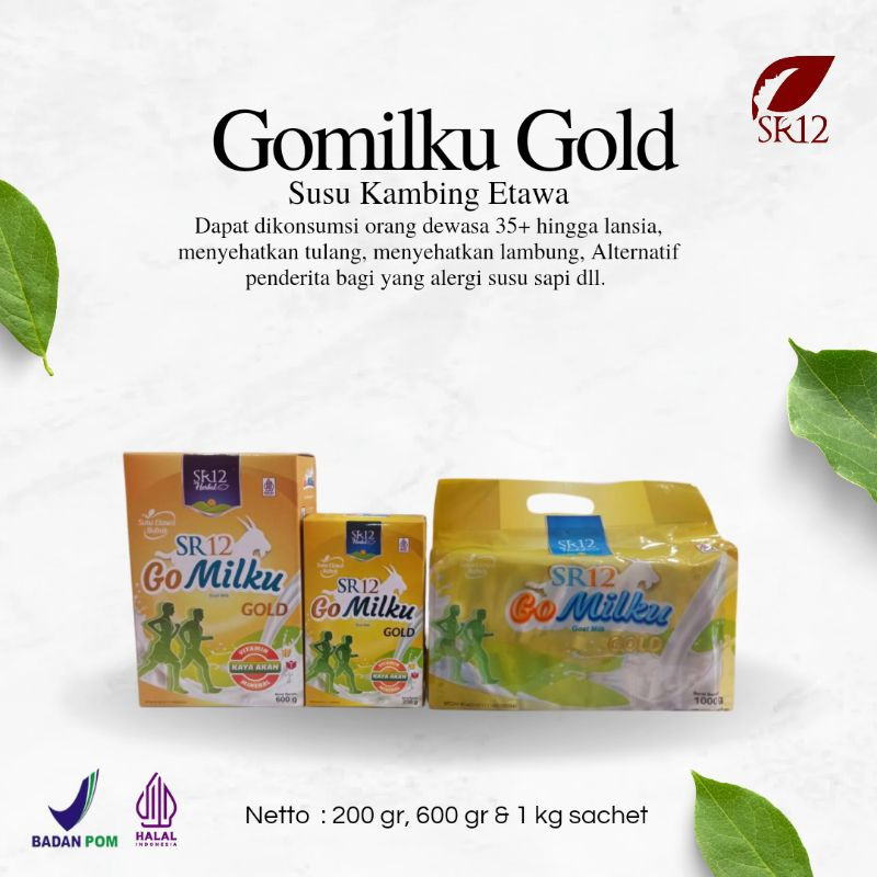 

SR12 Susu Bubuk Kambing Go Milku Gold Herbal - Susu Gomilku Kambing Etawa Atasi Nyeri Sendi & Linu
