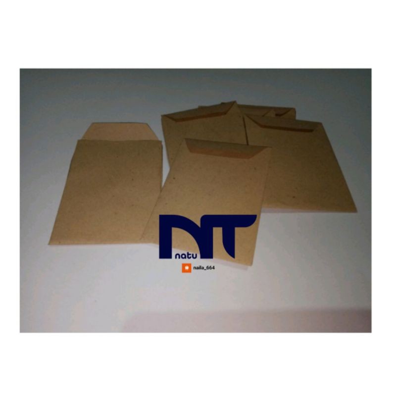 

8x6 cm // 11x7 cm Amplop Coklat Vintage Kertas Samson Polos