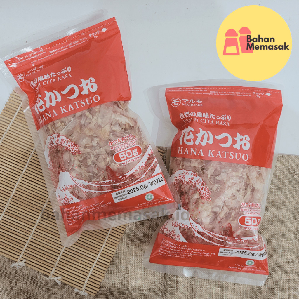 

Hana Katsuo Ikan Cakalang Asap Serut Katsuobushi Premium HALAL 50 gram