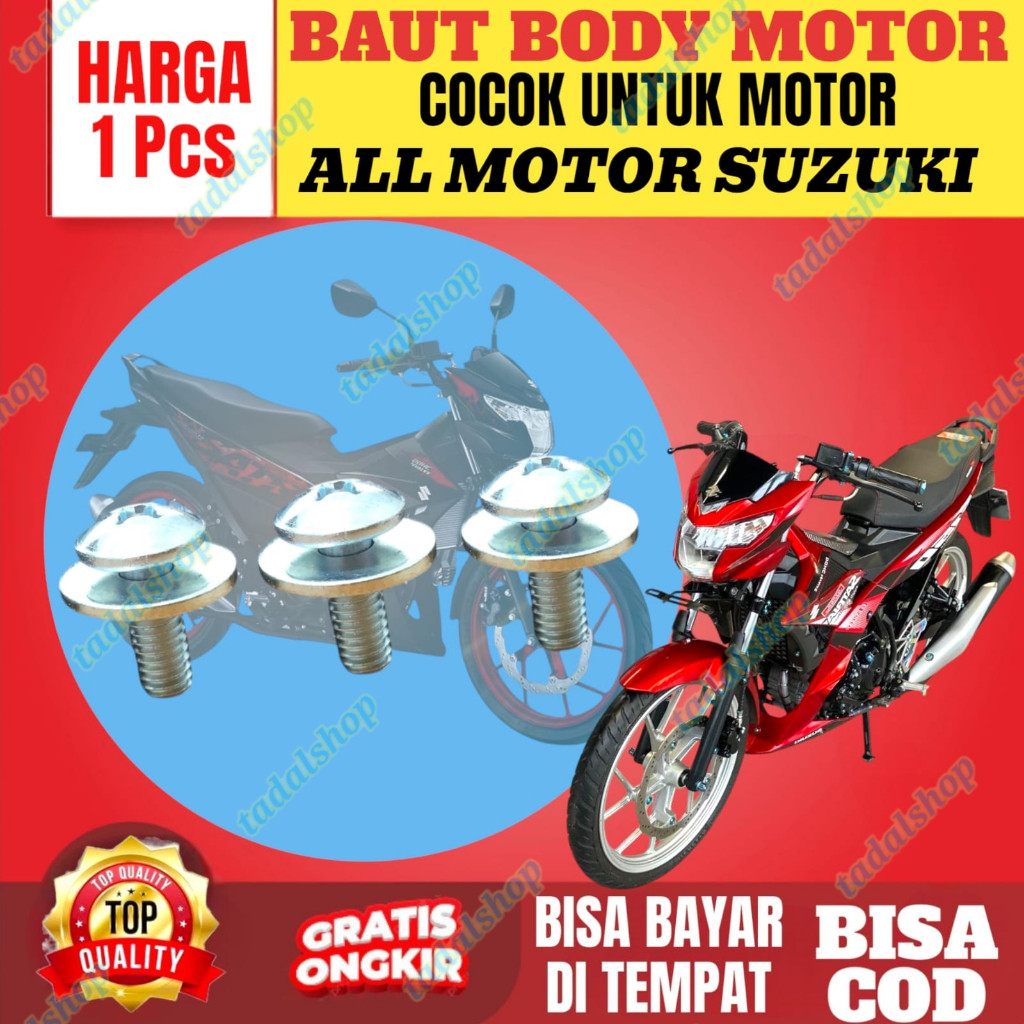 Baut body suzuki baut bodi shogun baut body satria  baut bodi motor suzuki harga per pcs