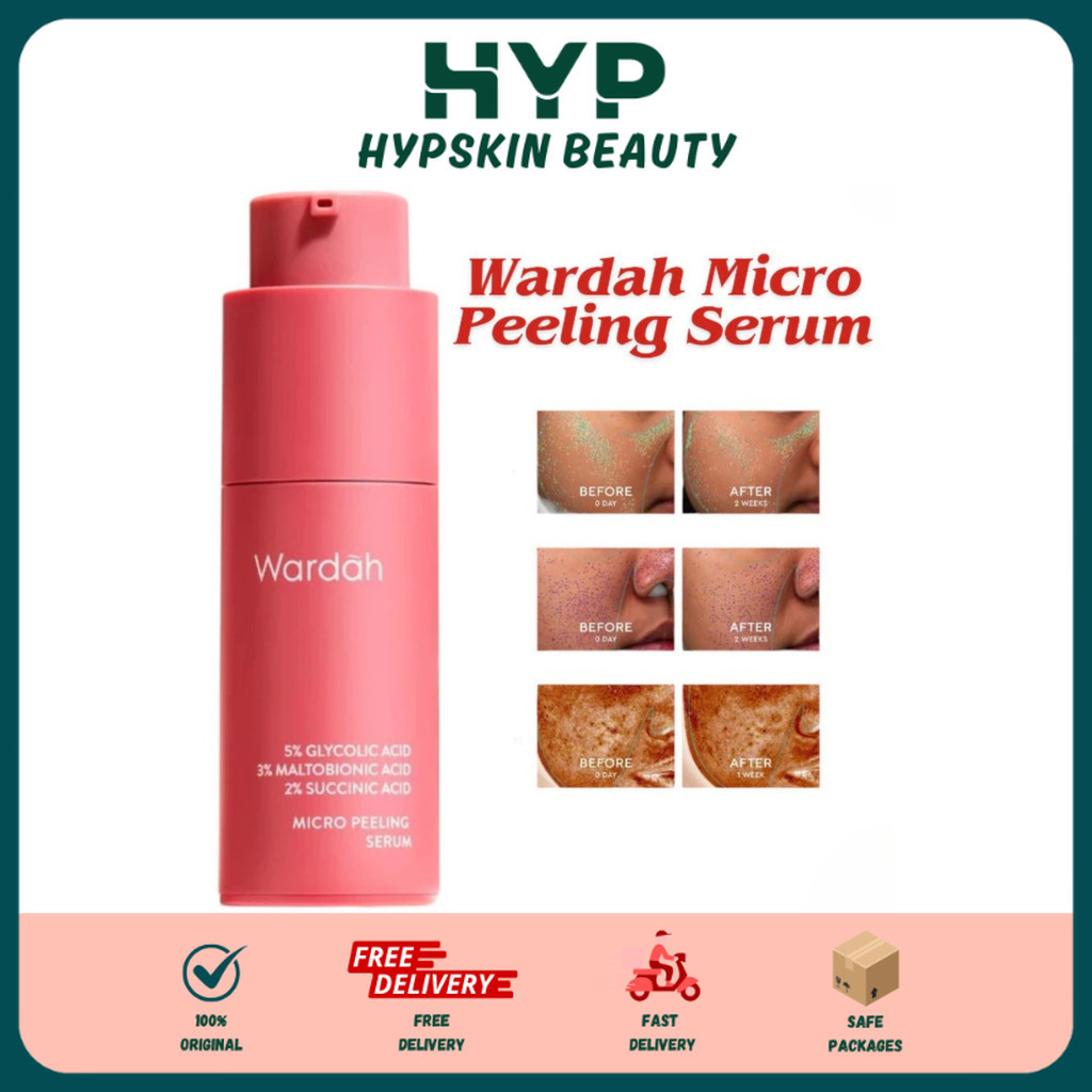 Wardah 5% Glycolic Acid Micro Peeling Serum 20ml Serum Wajah