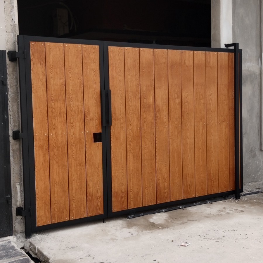 pagar rumah minimalis murah bahan GRC besi holo galvanis anti karat