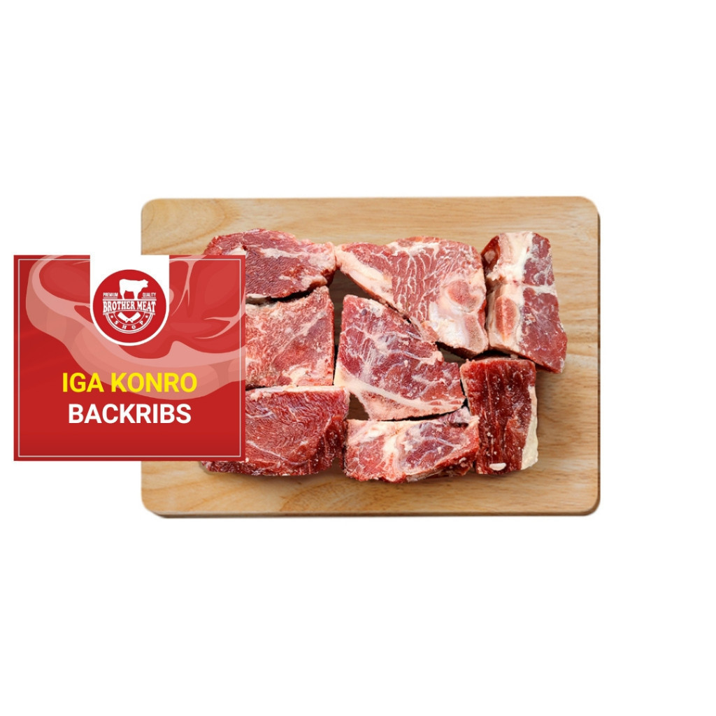 

Daging Sapi Iga Konro Backribs 1kg - Brothermeatshop