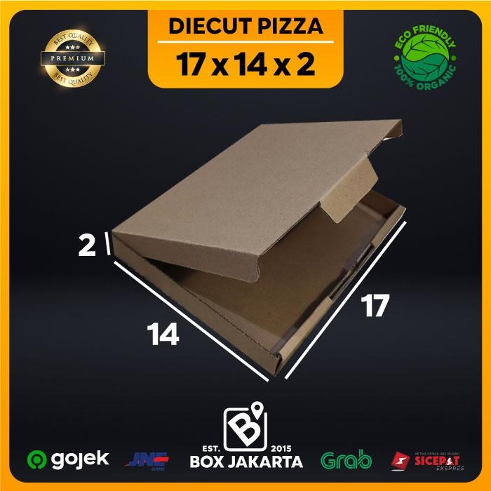 

KARDUS uk 17x14x2 CM Diecut Pizza Corrugated Packaging Box