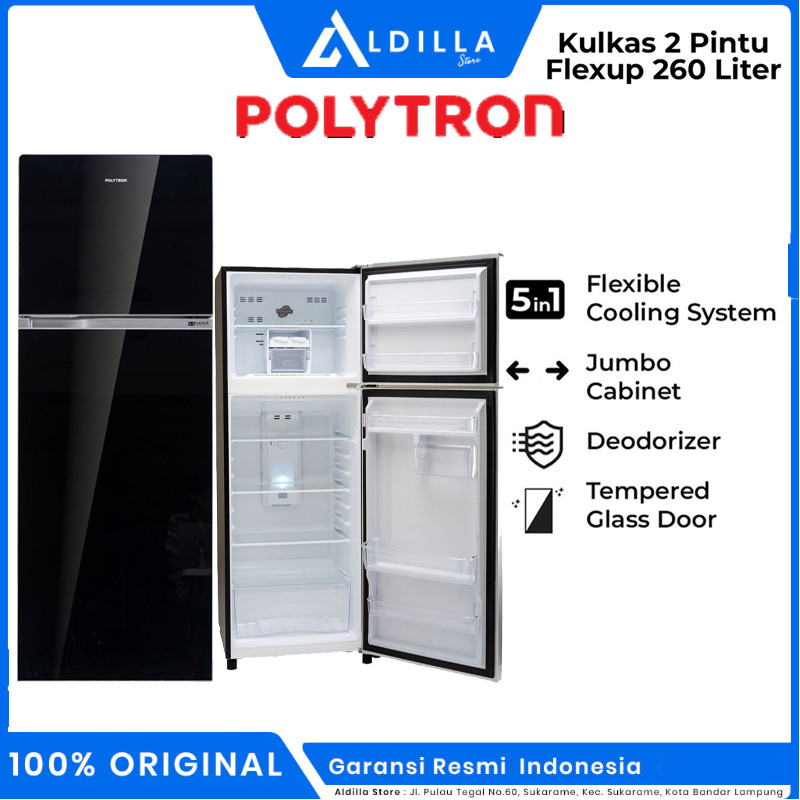 Kulkas 2 Pintu Polytron 29HB Kulkas Non Salju 2 Pintu Polytron 29HB GARANSI RESMI
