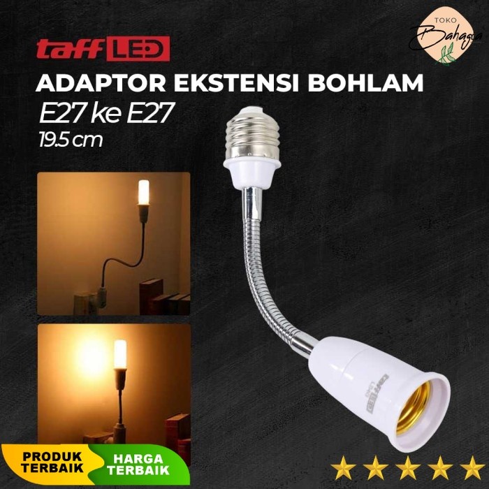 Fitting Lampu Bohlam LED Adjustable 19.5cm E27