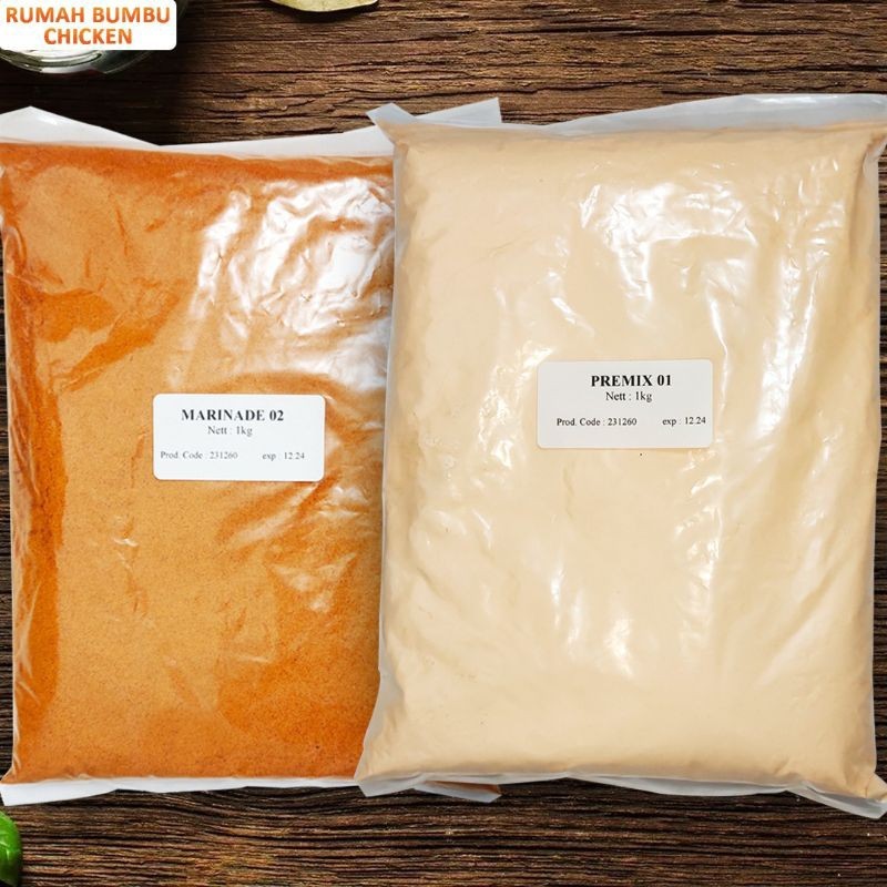 

Paket Premix 01 1kg dan Marinade 02 1kg