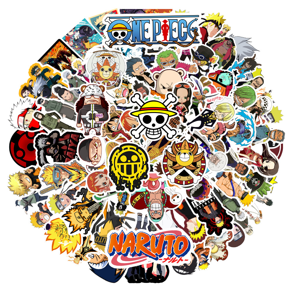 

Sticker Anime Darah Super Popular One Piece Luffy Zoro Naruto Naruto Sasuke untuk papan luncur/Buku Harian/Laptop/Sticker Helm Tahan Air Vinil/hp casing stiker tahan air berperekat
