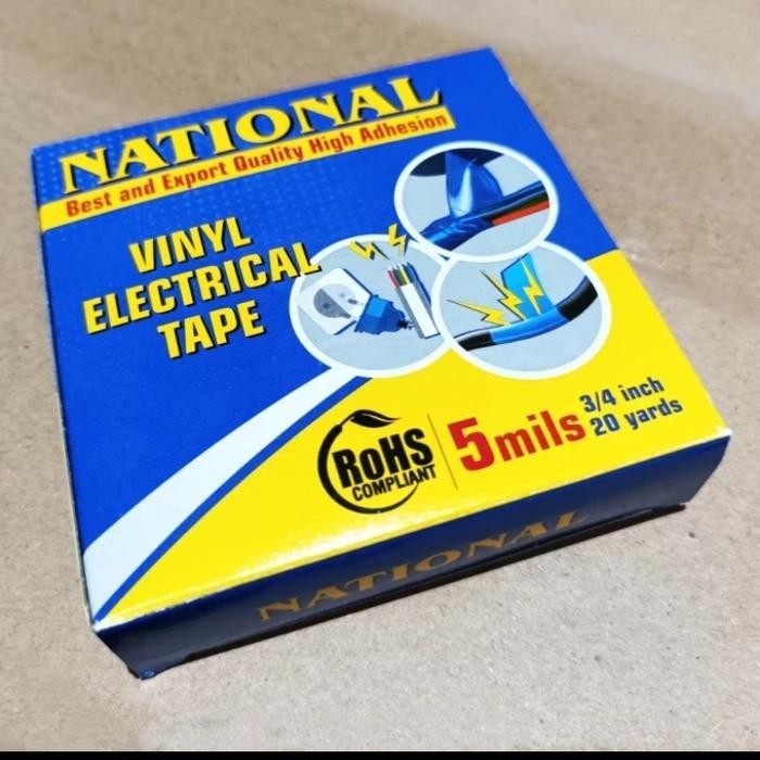 

Isolasi Listrik National Hitam -Solasi Kabel Nasional -Electrical TapeMX