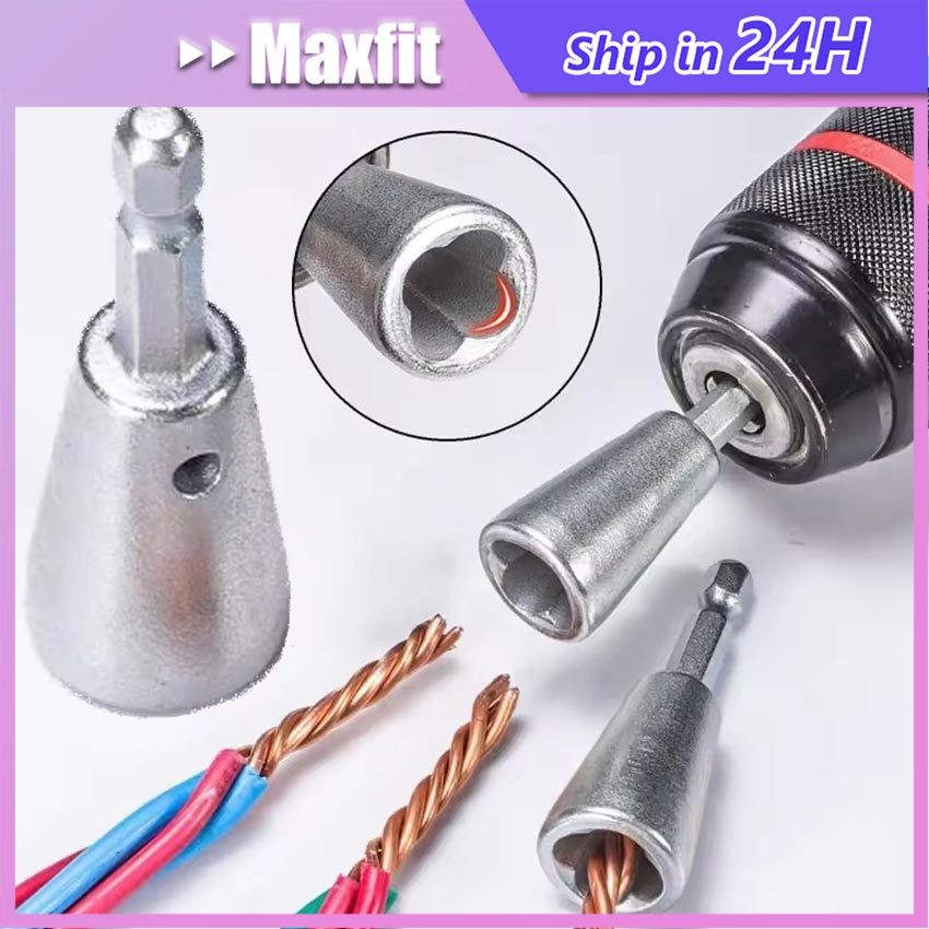 Alat Pemutar Kabel Mata Bor Wire Twister Twisting Listrik Wire Stripping Fast Twister Tool Kabel Kon