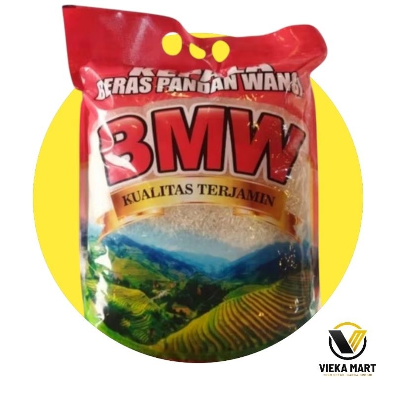 

Beras BMW / Rojolele 5 Liter Murah dan Berkualitas / Beras 5 Liter / Beras Premium BMW / Beras Enak dan Pulen/Beras Enak dan Pulen