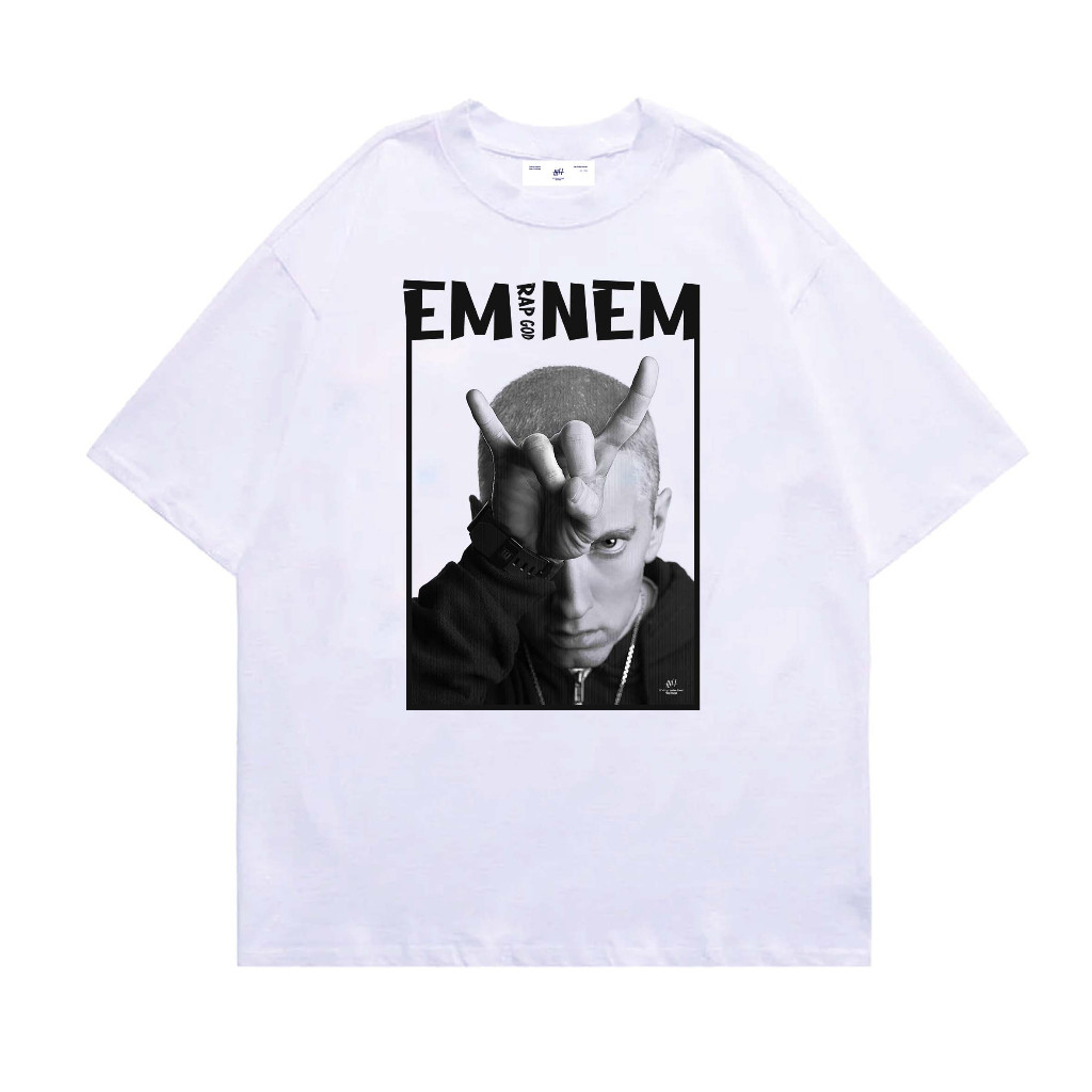 T-Shirt Eminem Rap God White Tees