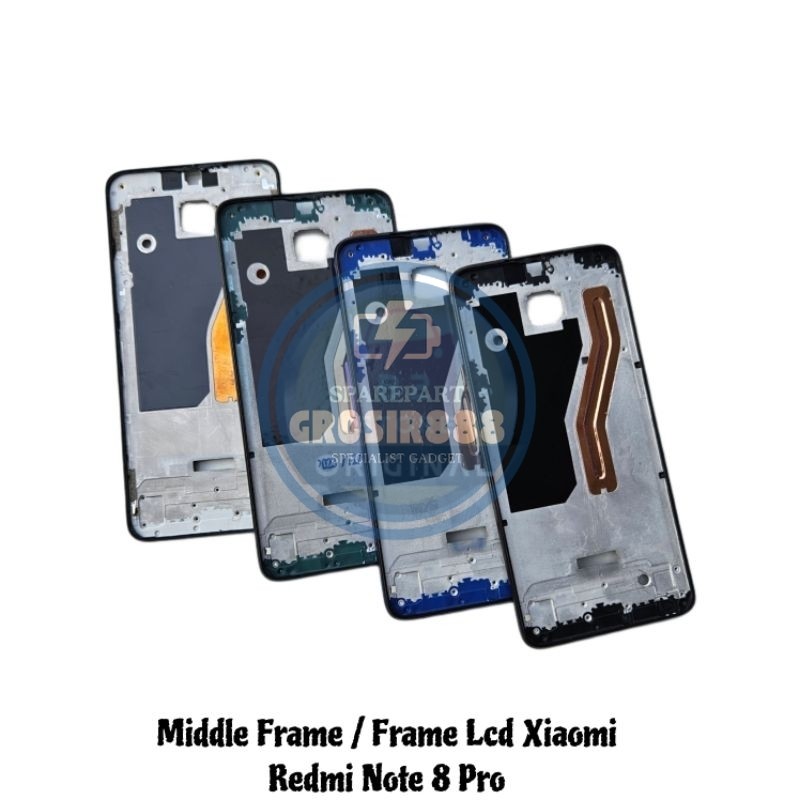 FRAME LCD - TULANG LCD - TATAKAN LCD XIAOMI REDMI NOTE 8 PRO