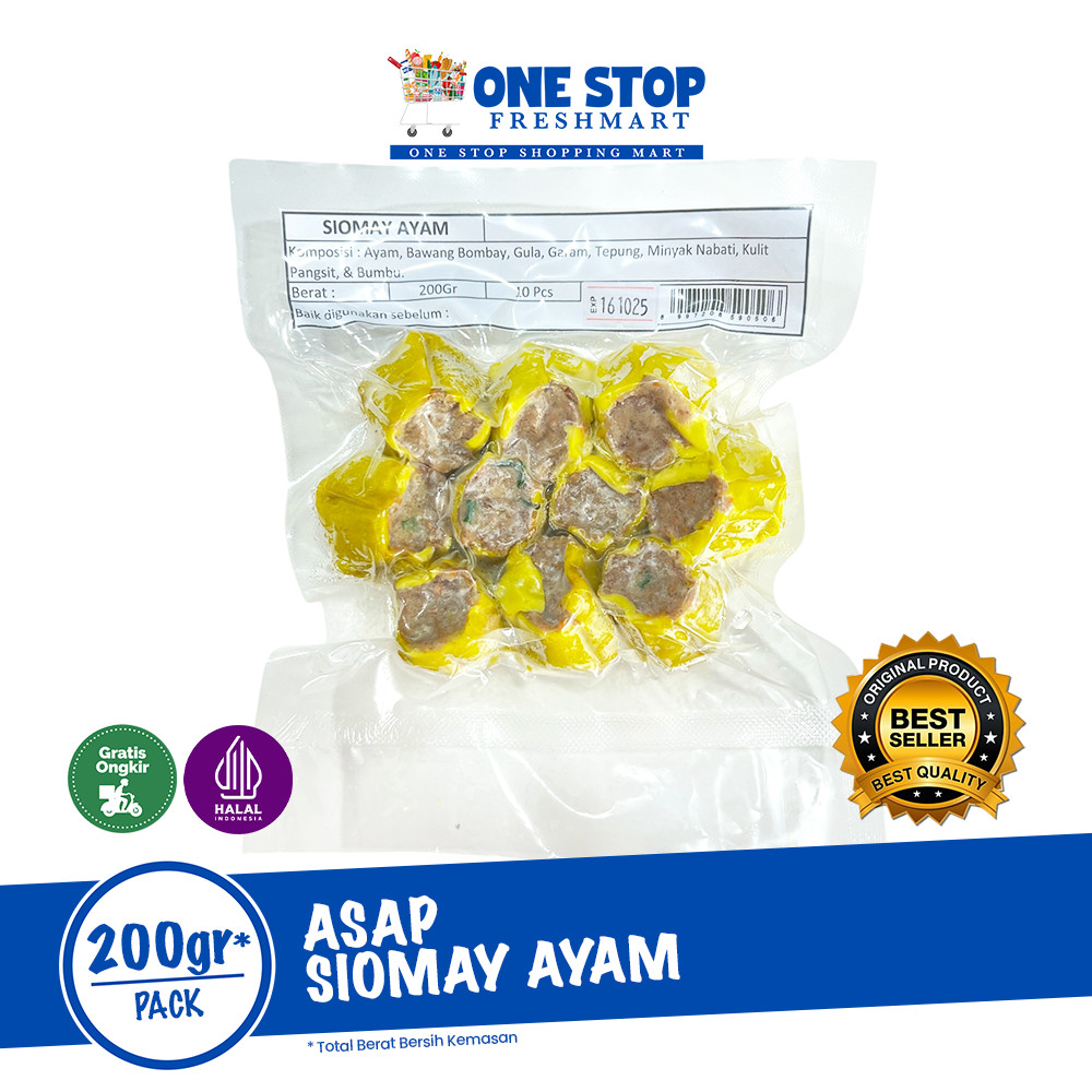 

ASAP SIOMAY AYAM 200 GR / ASAP SIOMAY AYAM 200 GR