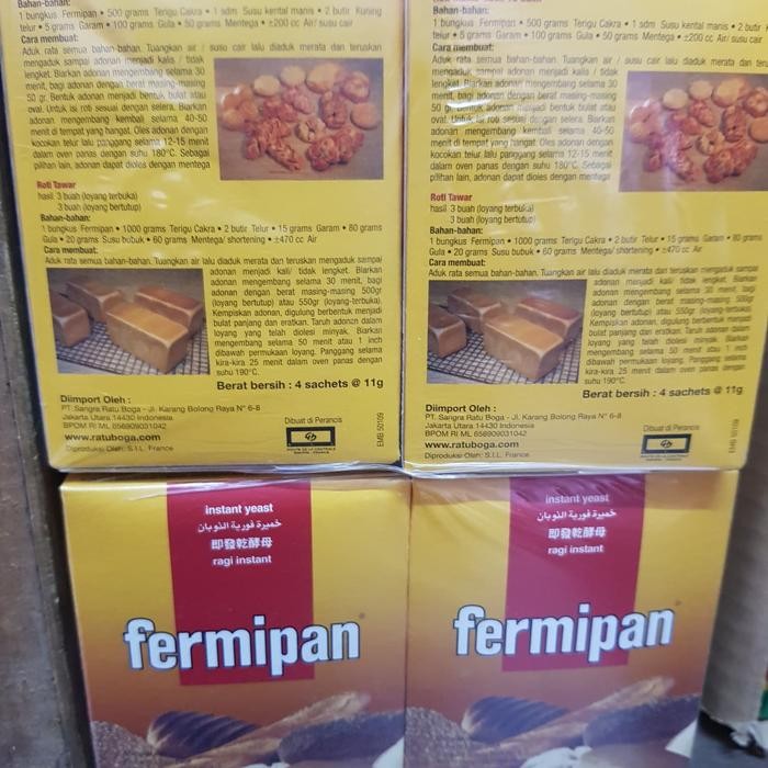 

Mumpung Murah Fermifan saset isi 60 kotak x 4 saset x 11gr Per dus