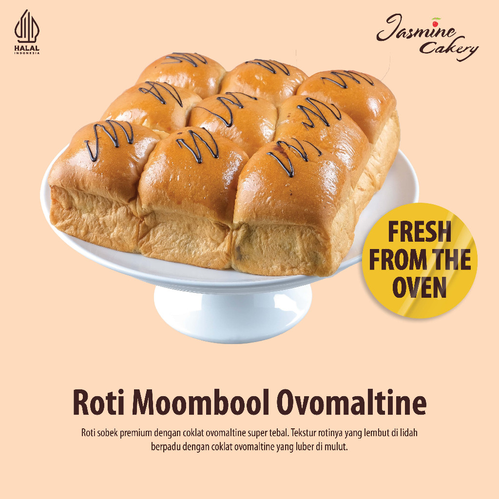 

Roti Moombool Rasa Ovomaltine Isi 9 Pcs