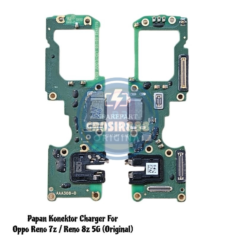 Flexibel Konektor Charger / Papan Con Cas  OPP0 Reno 8z / Reno 7z 5G Original