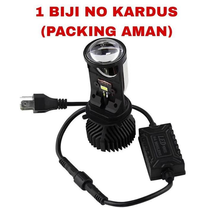 LAMPU UTAMA MOBIL DAN MOTOR Y6 PRJECKTOR MINI SOKET H4 SUPER TERANG 12-24 VOLT / LAMPU UTAMA LED MOB