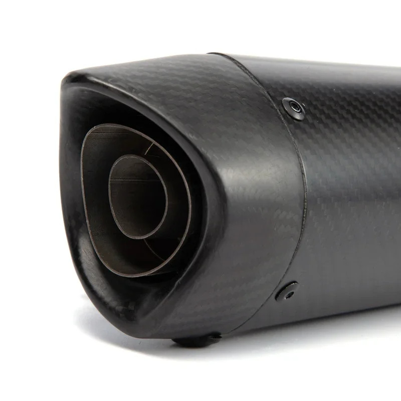 51mm motorcycle carbon fiber arrow exhaust pipe with DB Killer common on ZX10R Z900 MT07 R3 R25 MT09