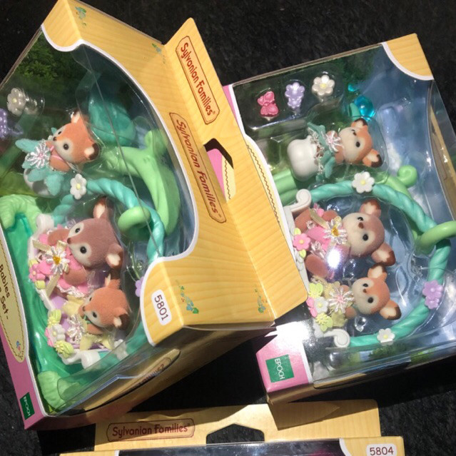 [ BARANG KEEP] Sylvanian Families Deer Swing set New store Co