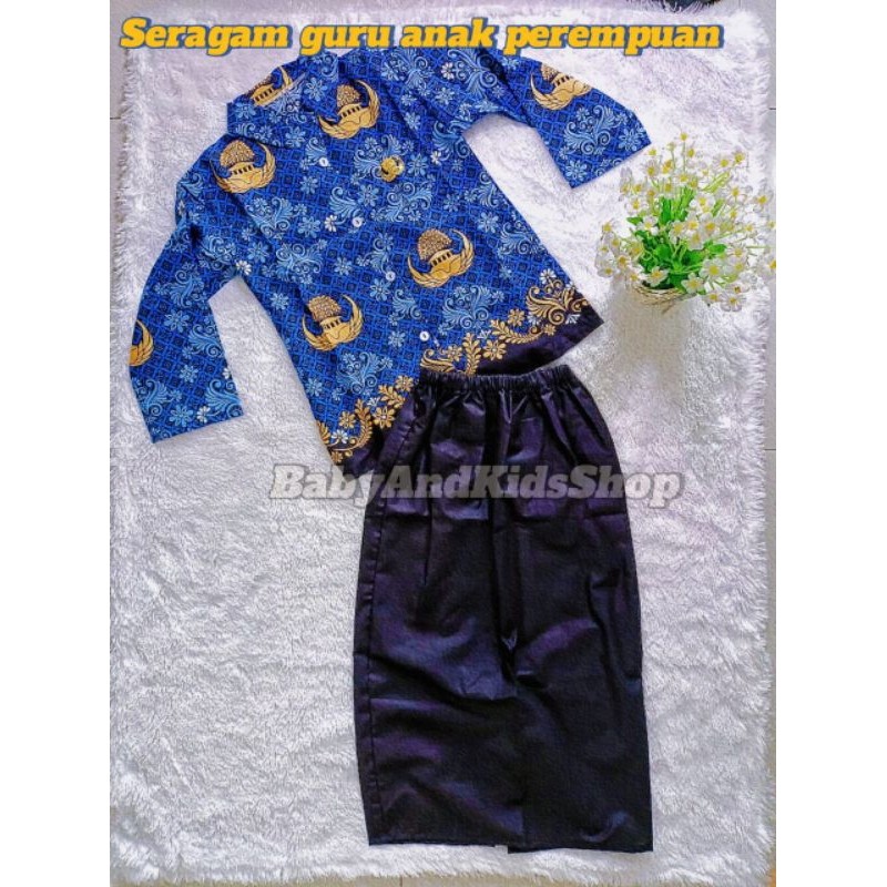 HIGH QUALITY Baju Guru Anak Perempuan Dan Laki-Laki Kostum Profesi Anak Baju Karnaval Anak
