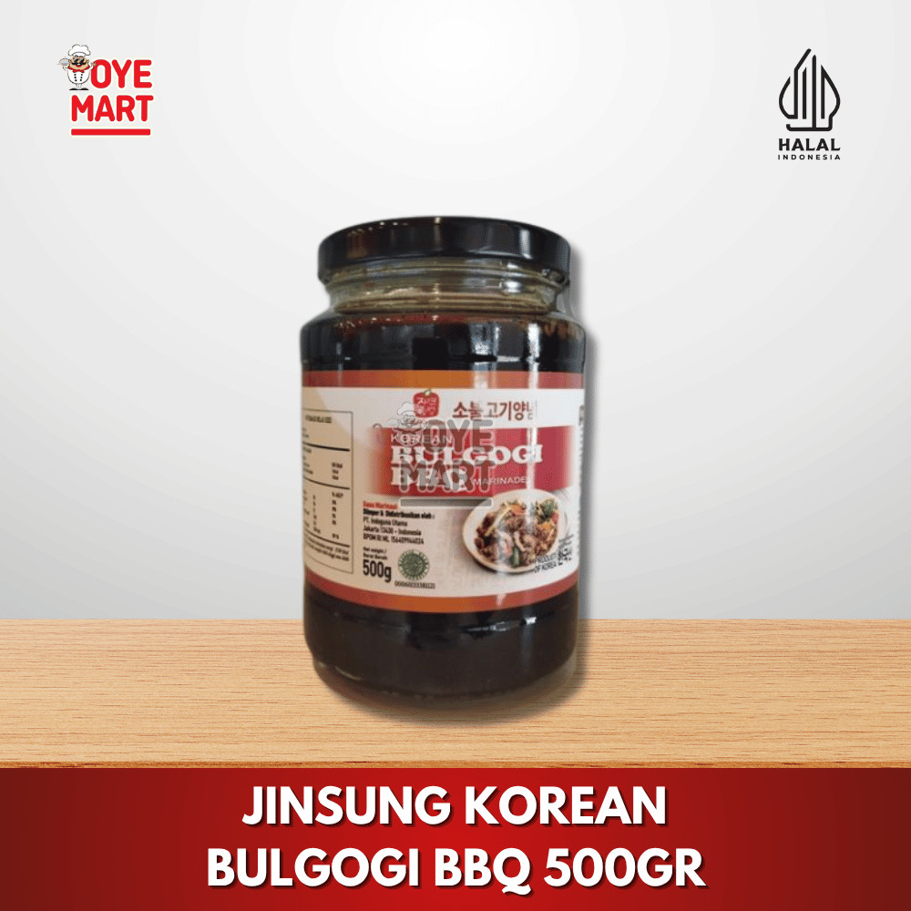 

JINSUNG KOREAN BULGOGI BARBEQUE SAUCE 500GR / SAUS IMPORT KOREA