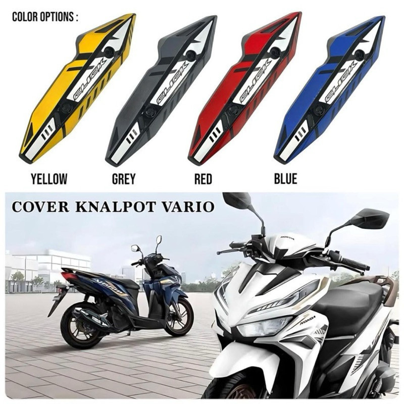 Cover Knalpot Motor Honda CLICK VARIO 125 Dan 150 Win Variasi